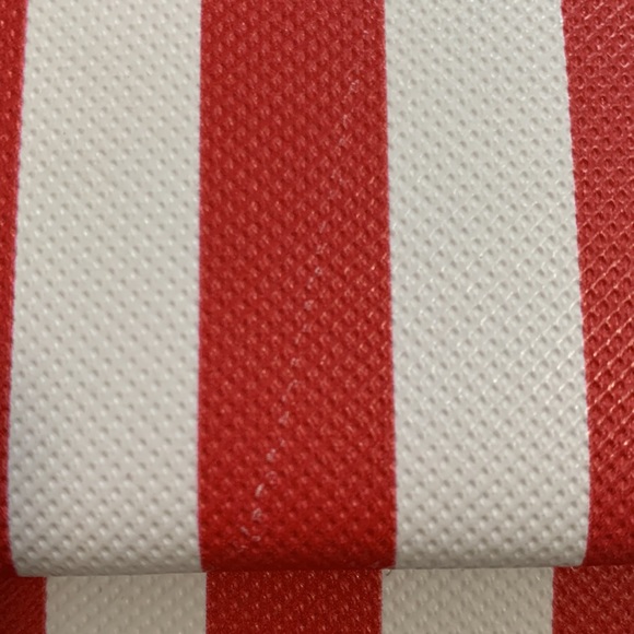 Browns red and white striped clutch - Picture 8 of 11